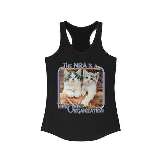 Retro Kitty The NRA is a Terrorist Organization Tank Top