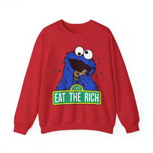 Eat the Rich Cookie Monster Sweatshirt