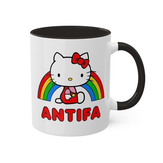 Cute Hello Kitty Antifa Mug