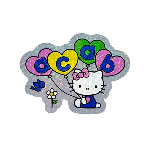 Hello Kitty ACAB Sticker