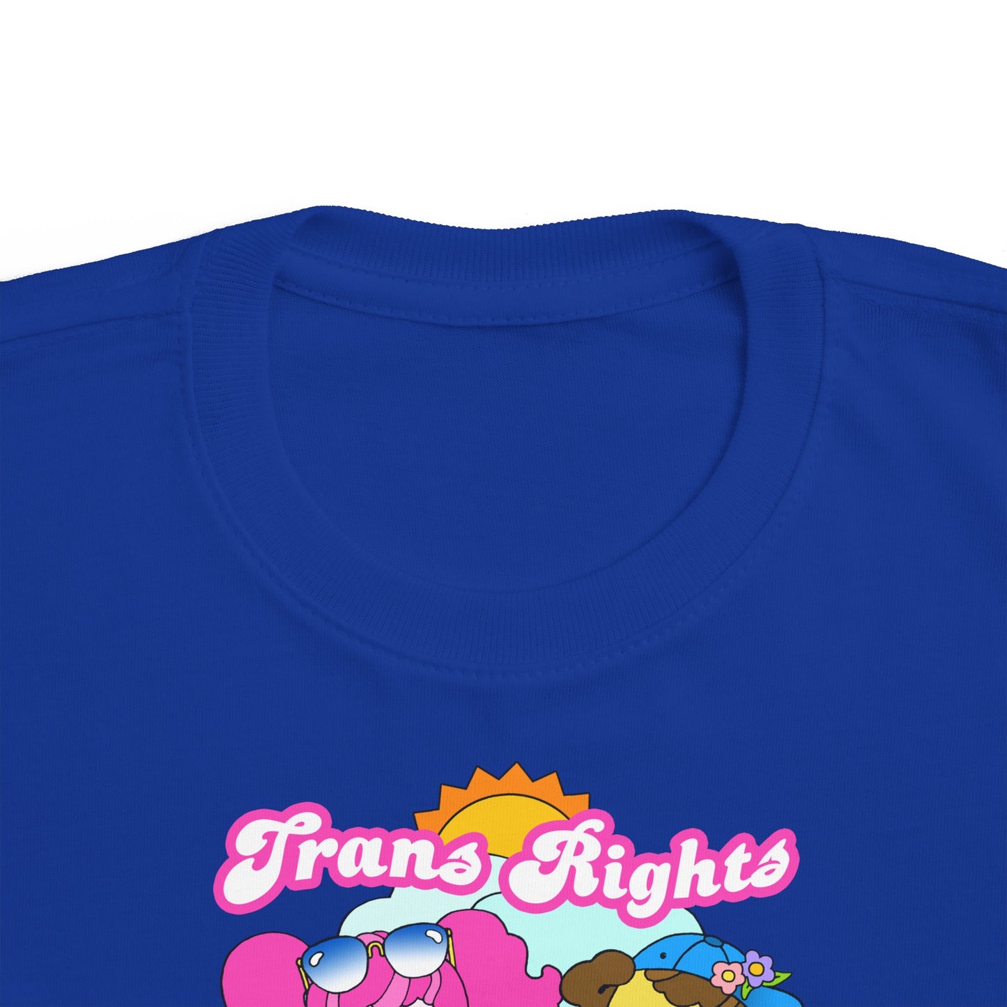 Cute Trans Rights are Human Rights Toddler Kids T-Shirt