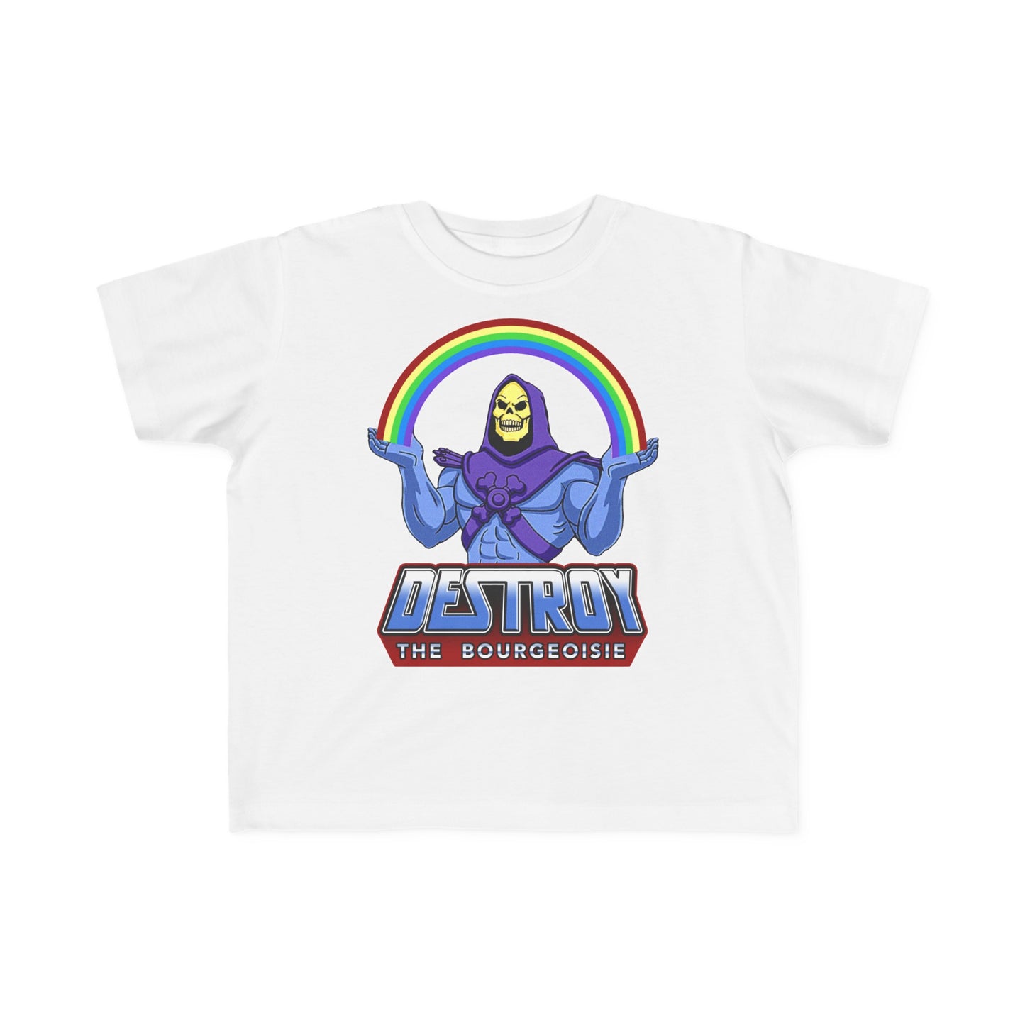 Destroy the Bourgeoisie Skeletor Toddler Kids T-Shirt