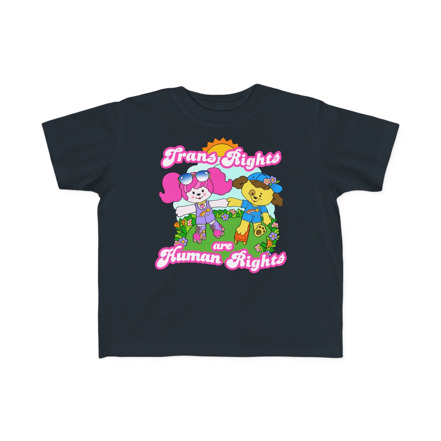 Cute Trans Rights are Human Rights Toddler Kids T-Shirt