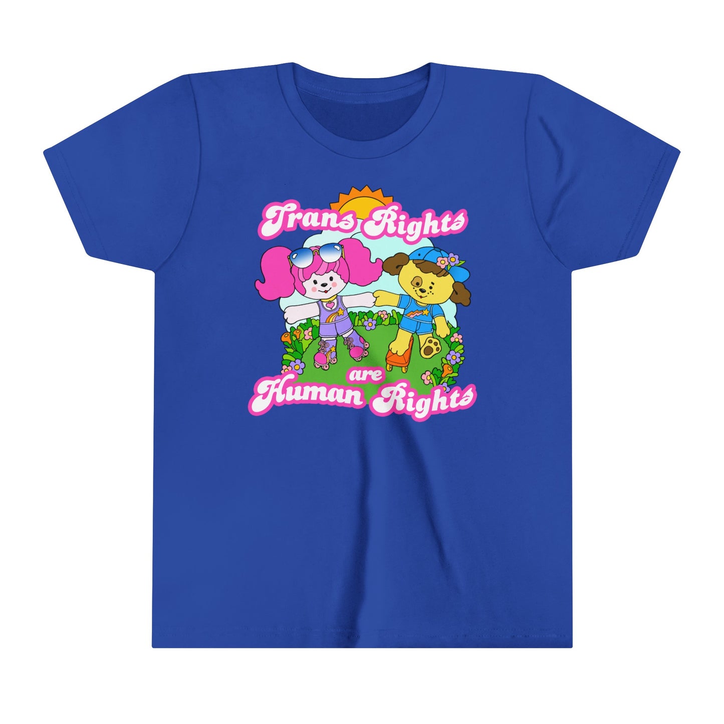 Kids Cute Trans Rights are Human Rights Youth T-Shirt