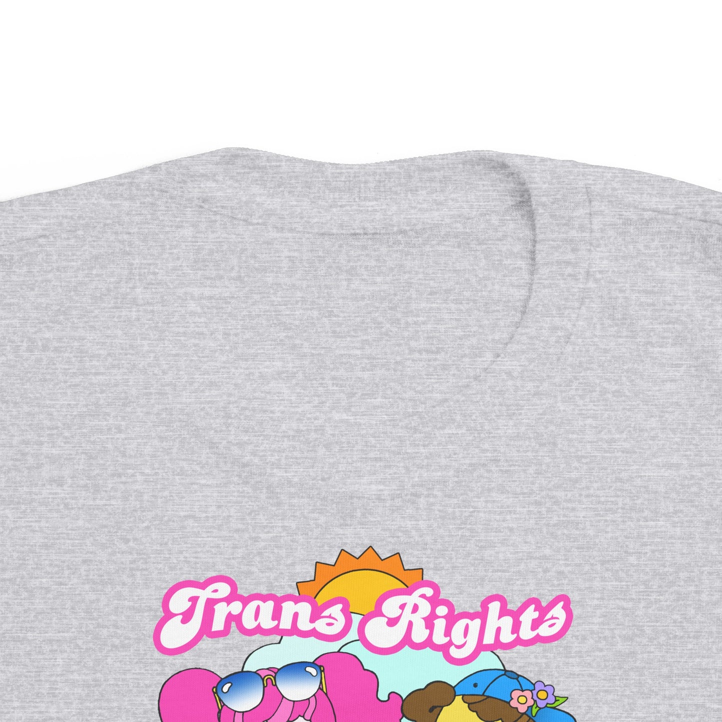 Cute Trans Rights are Human Rights Toddler Kids T-Shirt