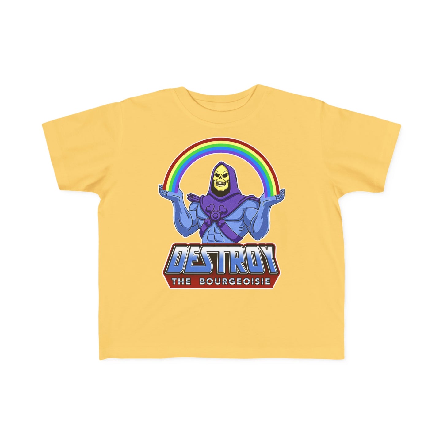 Destroy the Bourgeoisie Skeletor Toddler Kids T-Shirt