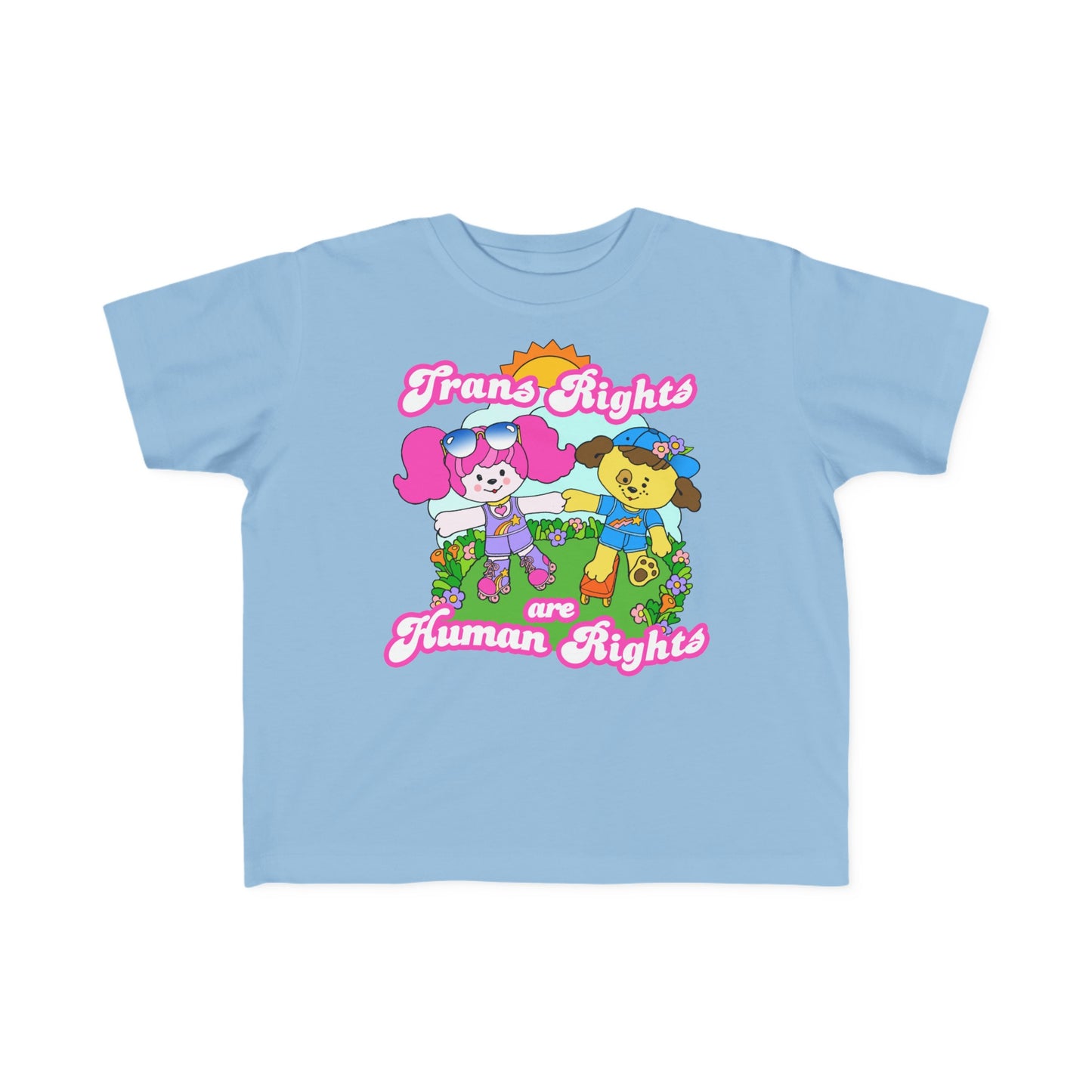 Cute Trans Rights are Human Rights Toddler Kids T-Shirt