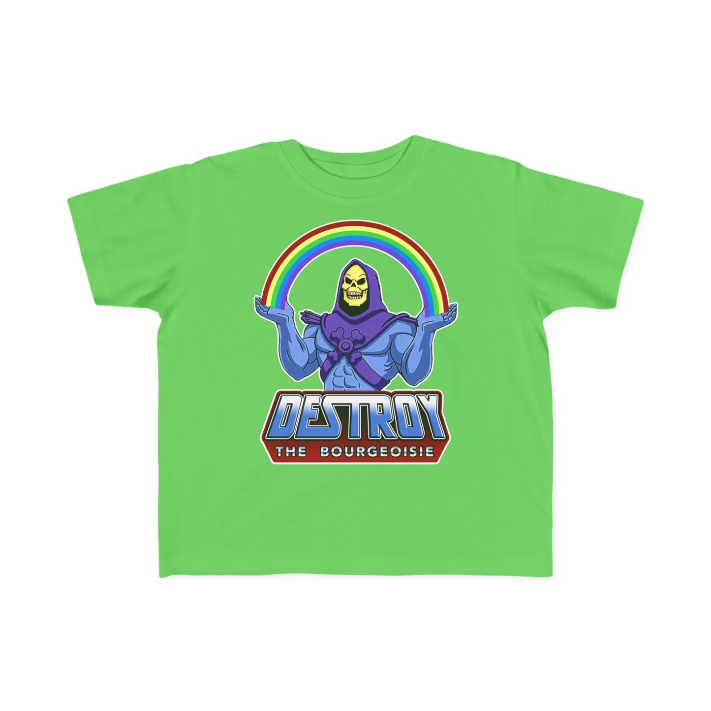 Destroy the Bourgeoisie Skeletor Toddler Kids T-Shirt