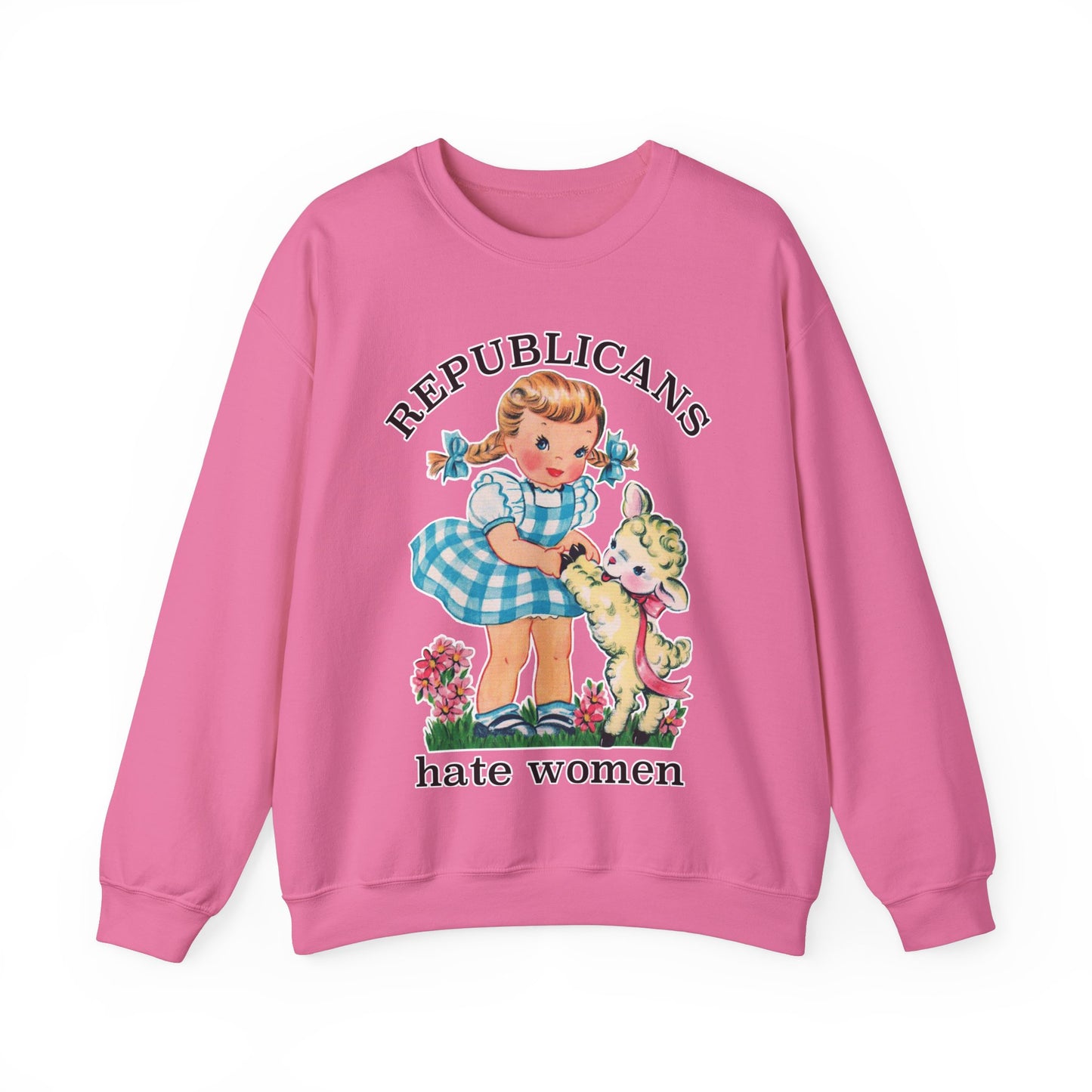 Cute Retro Republicans Hate Women Sweatshirt