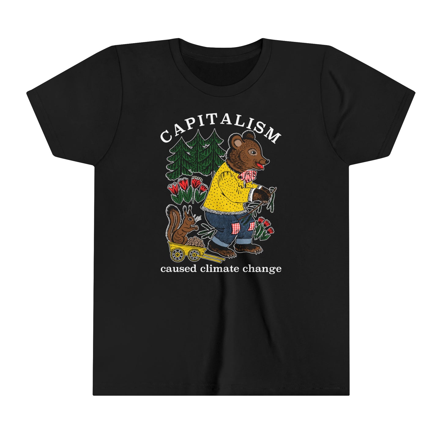 Kids Capitalism Caused Climate Change Youth T-Shirt