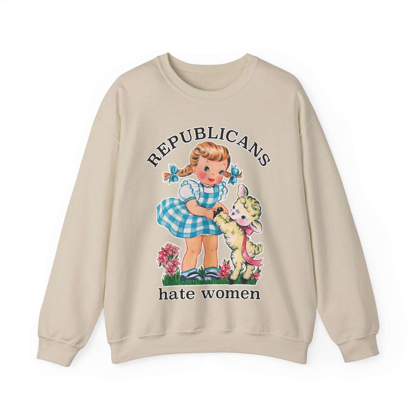 Cute Retro Republicans Hate Women Sweatshirt