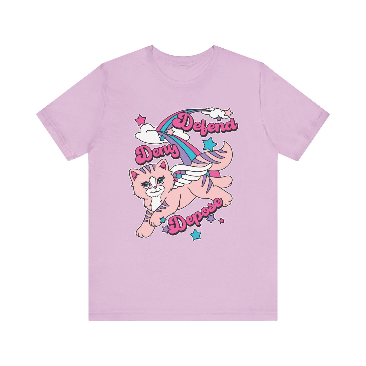 Cute Kitty Deny Defend Depose T-Shirt