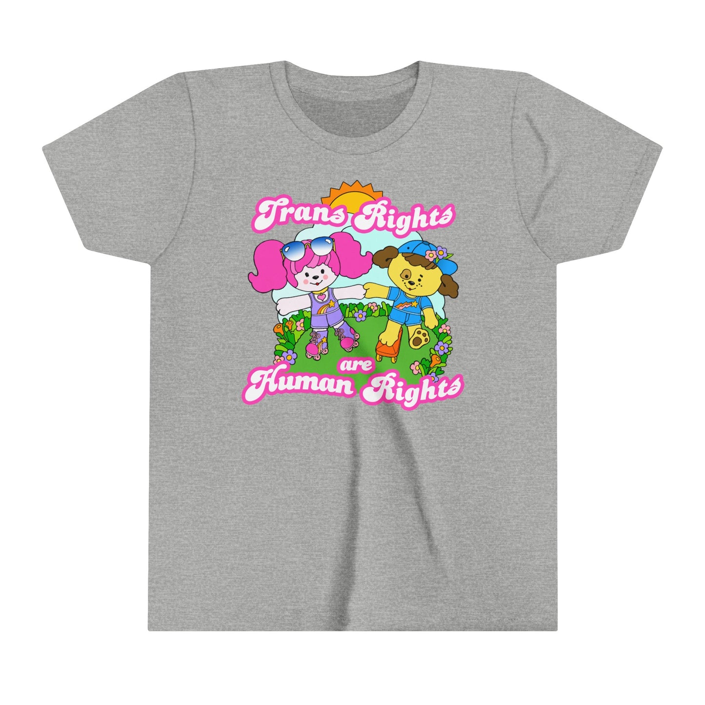 Kids Cute Trans Rights are Human Rights Youth T-Shirt