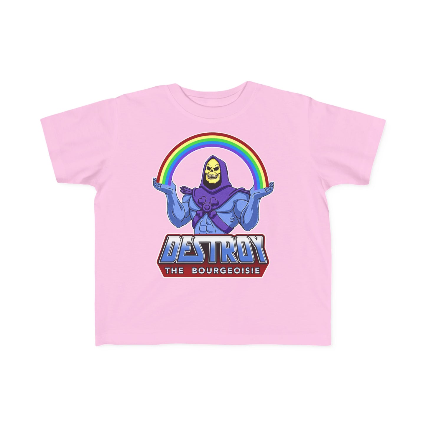 Destroy the Bourgeoisie Skeletor Toddler Kids T-Shirt