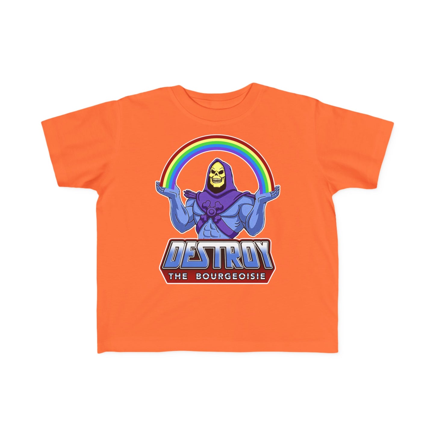 Destroy the Bourgeoisie Skeletor Toddler Kids T-Shirt