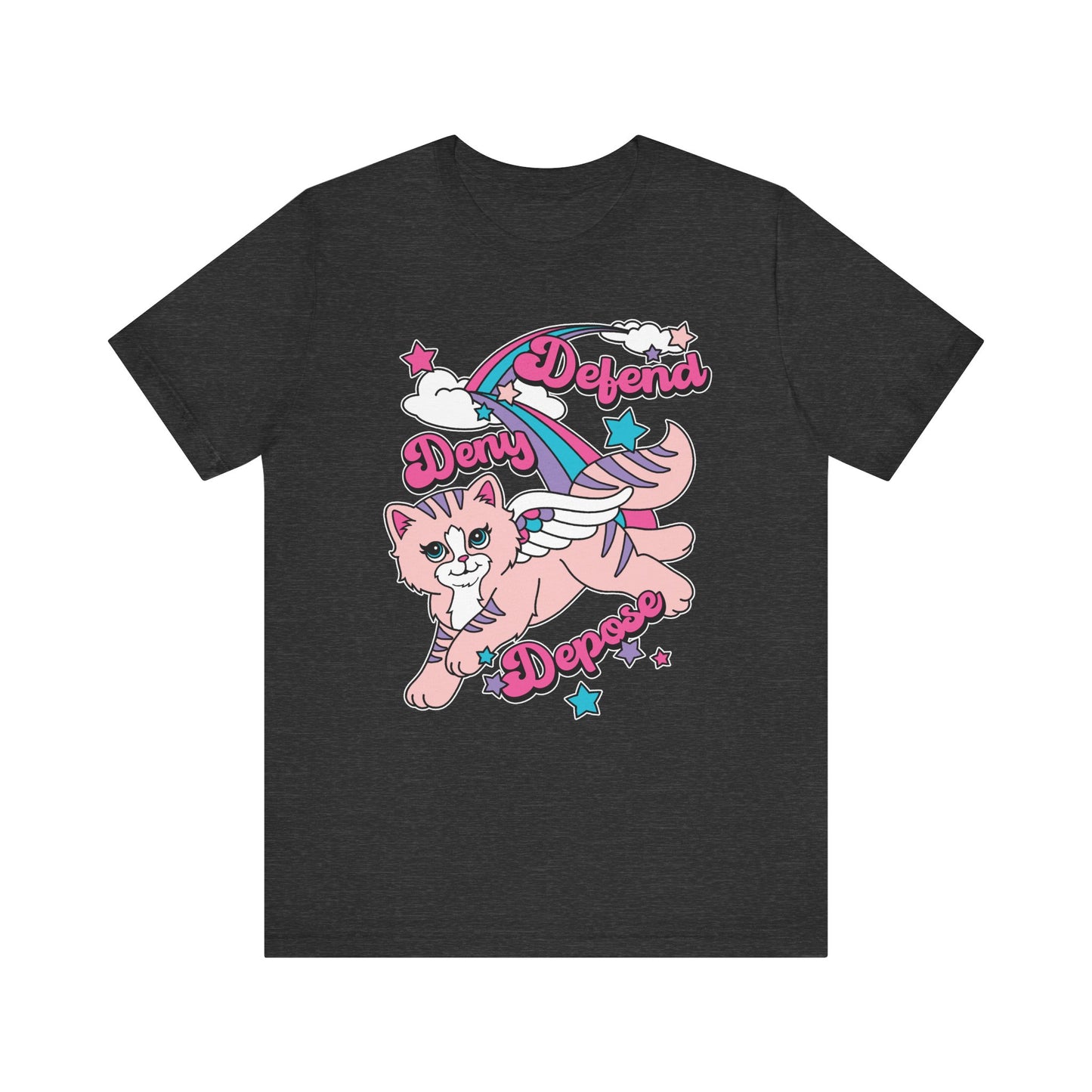 Cute Kitty Deny Defend Depose T-Shirt