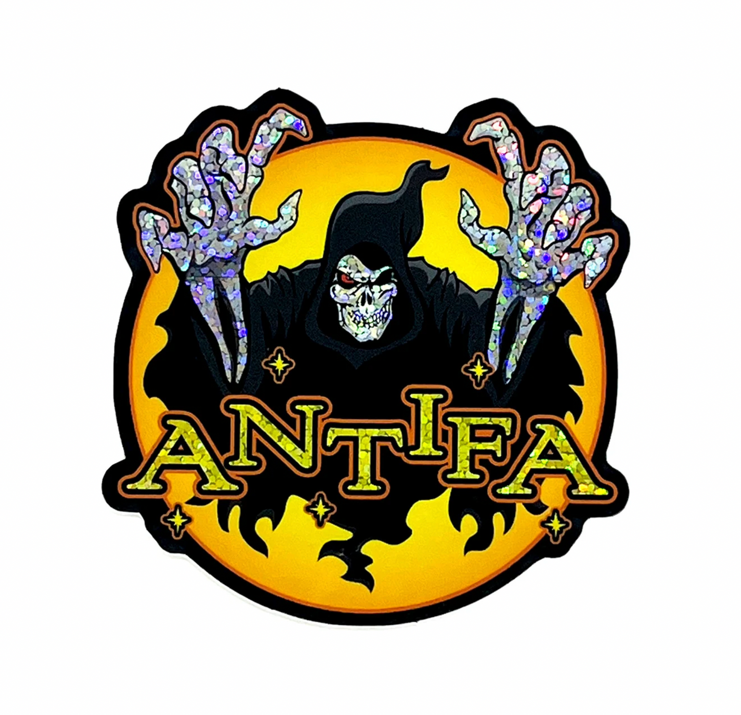 Spirit Halloween Antifa Sticker