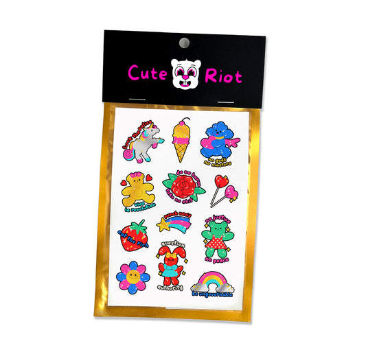 Cute Radical Left Temporary Tattoos